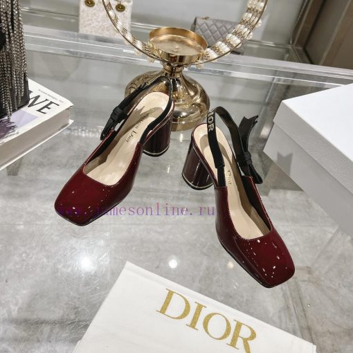 Dior 2025 early spring new Rhodes series irregular heel empty women's sandals star with the ou06g3p2 - Image 2