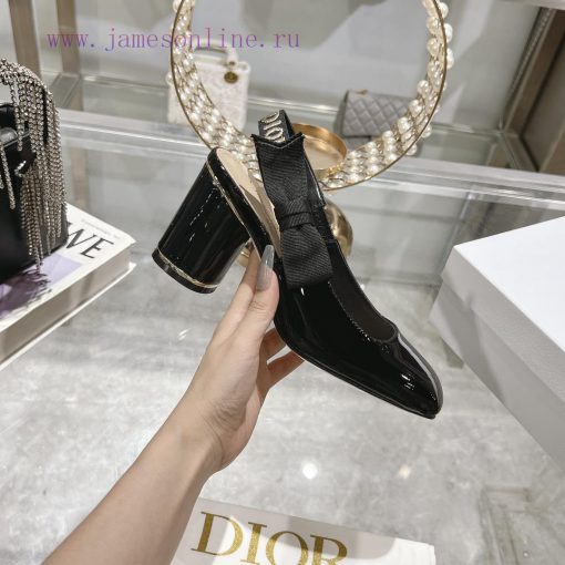 Dior 2025 early spring new Rhodes series irregular heel empty women's sandals star with the hf8g9z1e - Image 5