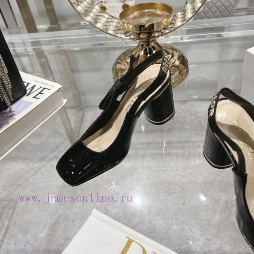 Dior 2025 early spring new Rhodes series irregular heel empty women's sandals star with the hf8g9z1e - Image 6