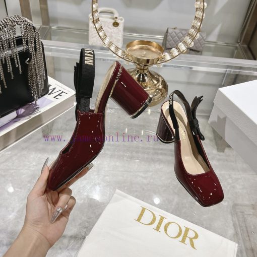 Dior 2025 early spring new Rhodes series irregular heel empty women's sandals star with the ou06g3p2 - Image 5