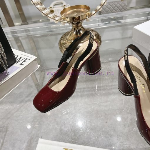 Dior 2025 early spring new Rhodes series irregular heel empty women's sandals star with the ou06g3p2 - Image 7