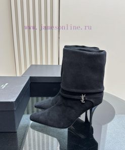 Saint Lauren YSL Saint LaurentSide zipper short boot versionThe latest autumn and winter 202qrhch22d