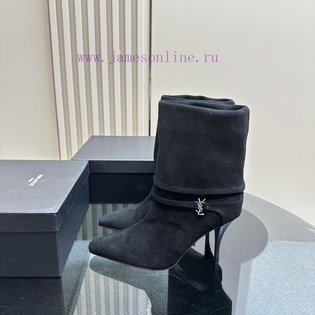 Saint Lauren YSL Saint LaurentSide zipper short boot versionThe latest autumn and winter 202qrhch22d