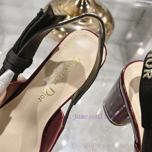 Dior 2025 early spring new Rhodes series irregular heel empty women's sandals star with the ou06g3p2 - Image 8