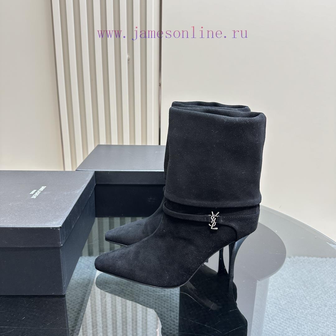 Saint Lauren YSL Saint LaurentSide zipper short boot versionThe latest autumn and winter 202qrhch22d - Image 2
