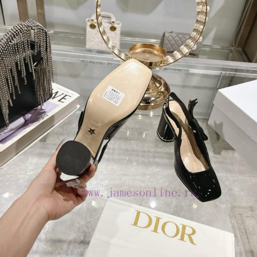 Dior 2025 early spring new Rhodes series irregular heel empty women's sandals star with the hf8g9z1e - Image 10
