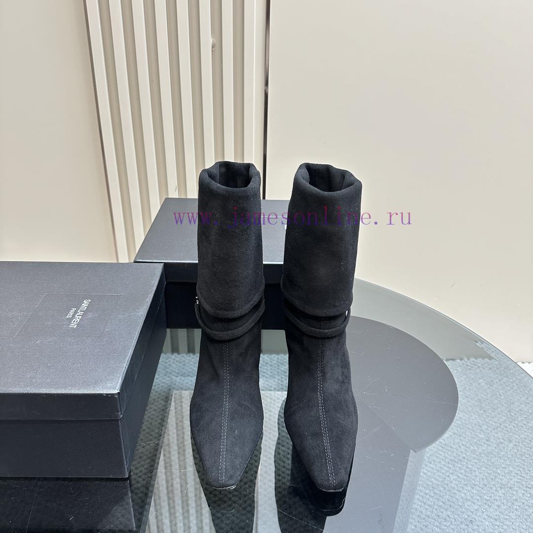 Saint Lauren YSL Saint LaurentSide zipper short boot versionThe latest autumn and winter 202qrhch22d - Image 3