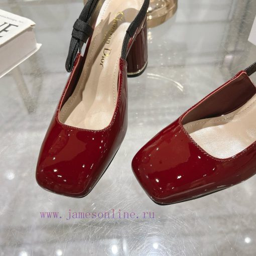 Dior 2025 early spring new Rhodes series irregular heel empty women's sandals star with the ou06g3p2 - Image 10