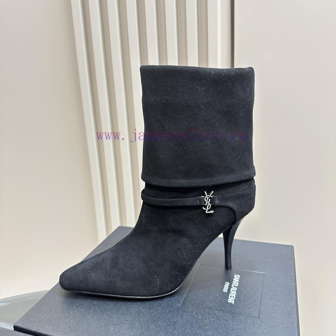 Saint Lauren YSL Saint LaurentSide zipper short boot versionThe latest autumn and winter 202qrhch22d - Image 6
