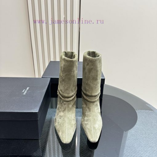 Saint Lauren YSL Saint LaurentSide zipper short boot versionThe latest autumn and winter 202ys4uo6rk - Image 3