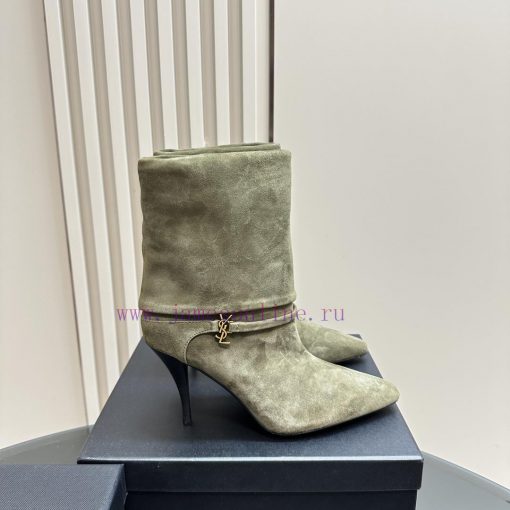 Saint Lauren YSL Saint LaurentSide zipper short boot versionThe latest autumn and winter 202ys4uo6rk - Image 4