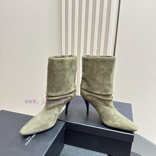 Saint Lauren YSL Saint LaurentSide zipper short boot versionThe latest autumn and winter 202ys4uo6rk - Image 6