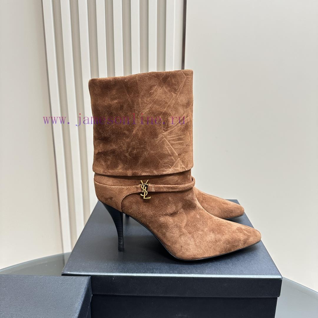 Saint Lauren YSL Saint LaurentSide zipper short boot versionThe latest autumn and winter 202jziexldb - Image 4
