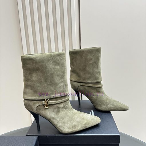 Saint Lauren YSL Saint LaurentSide zipper short boot versionThe latest autumn and winter 202ys4uo6rk - Image 7
