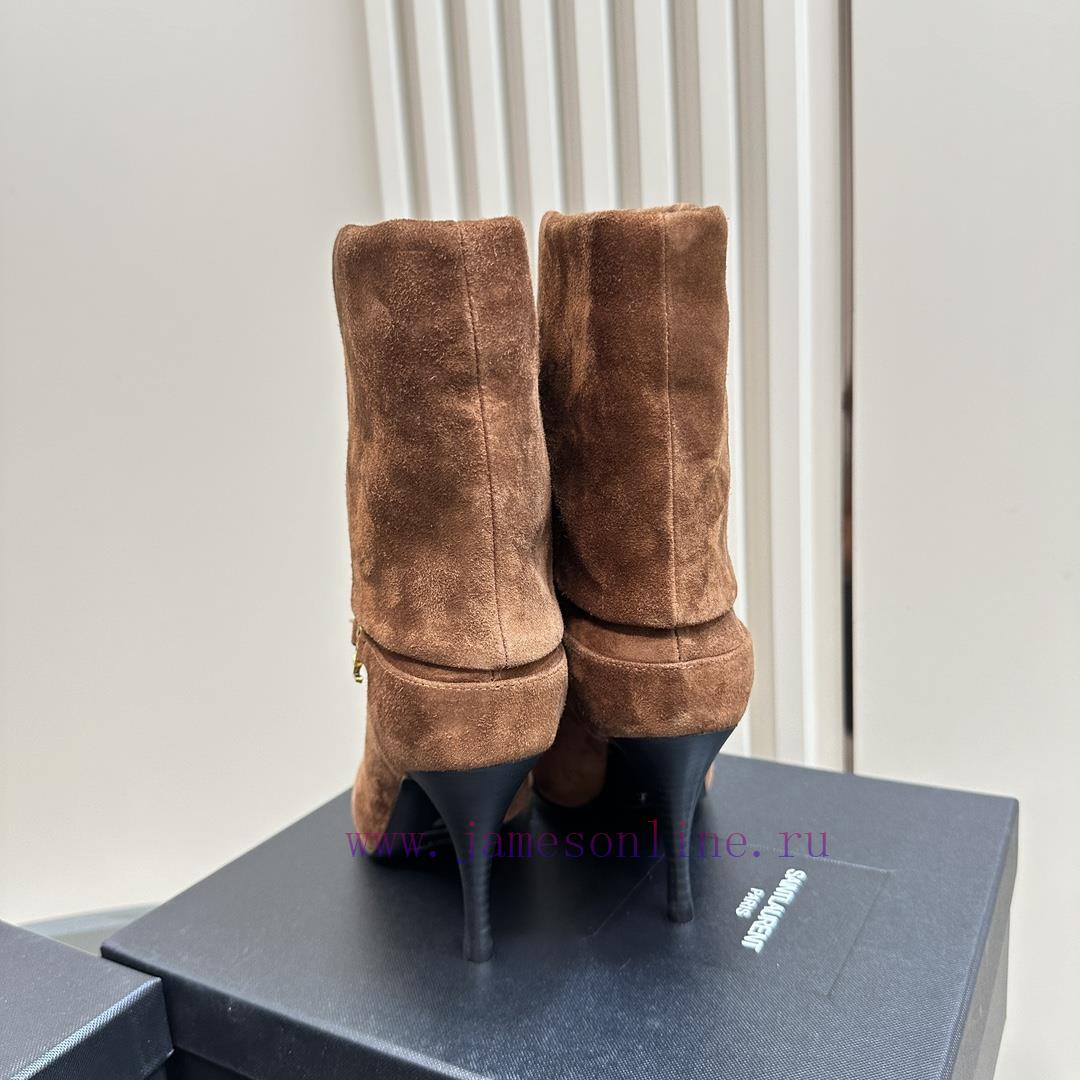 Saint Lauren YSL Saint LaurentSide zipper short boot versionThe latest autumn and winter 202jziexldb - Image 5