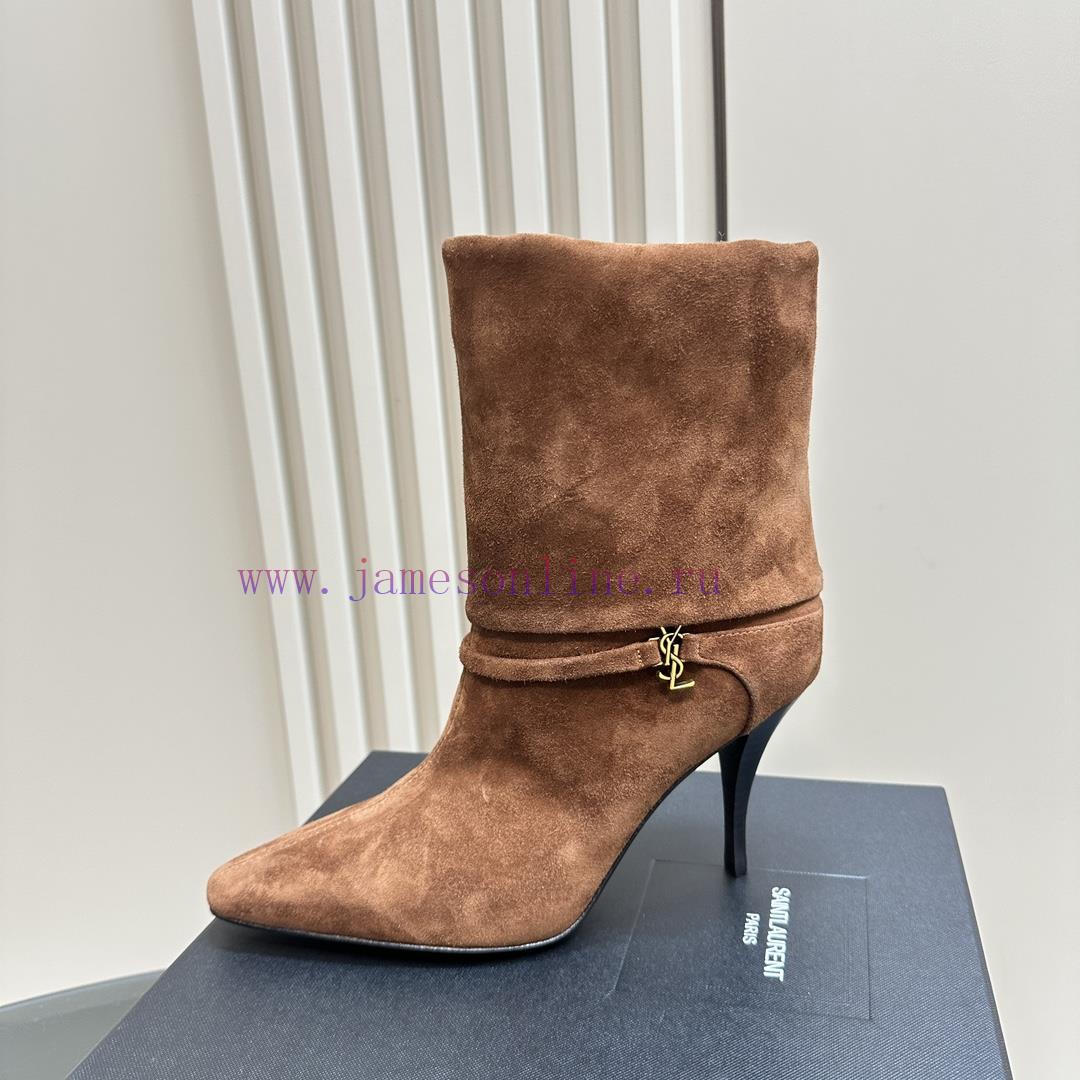 Saint Lauren YSL Saint LaurentSide zipper short boot versionThe latest autumn and winter 202jziexldb - Image 7