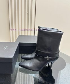 Saint Lauren YSL Saint LaurentSide zipper short boot versionThe latest autumn and winter 202lhd9385x