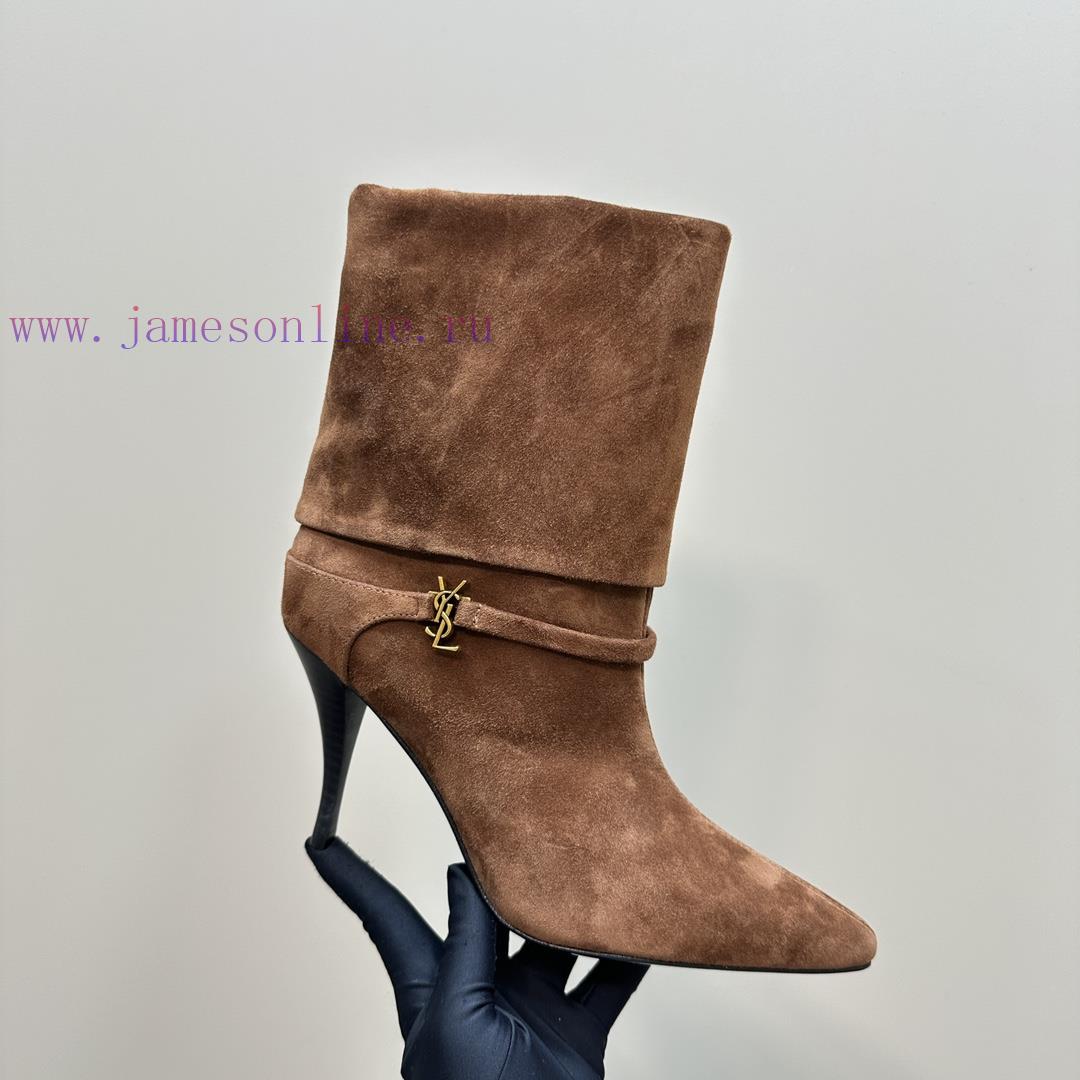 Saint Lauren YSL Saint LaurentSide zipper short boot versionThe latest autumn and winter 202jziexldb - Image 8