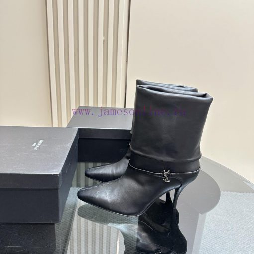 Saint Lauren YSL Saint LaurentSide zipper short boot versionThe latest autumn and winter 202lhd9385x - Image 2