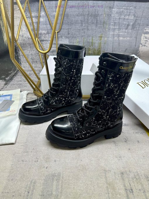 D-Unit and ankle boots are eye-catching, fashionable, and exquisite, blending black and whitibq0oc4j - Image 3