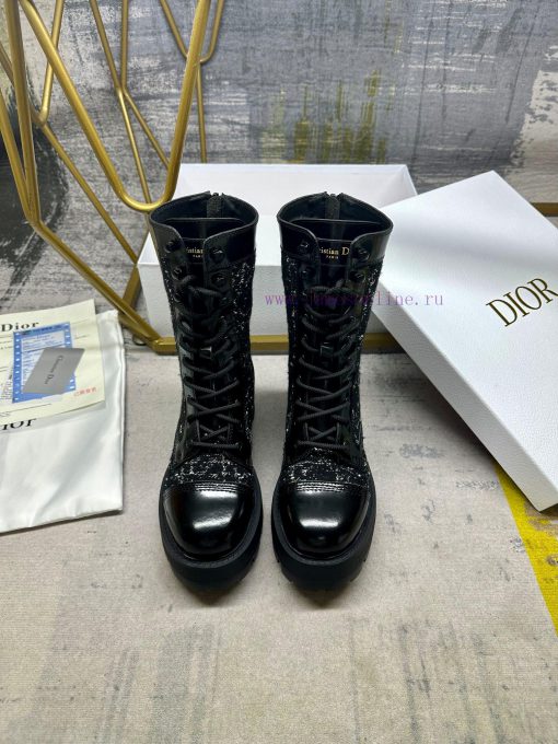 D-Unit and ankle boots are eye-catching, fashionable, and exquisite, blending black and whitibq0oc4j - Image 5