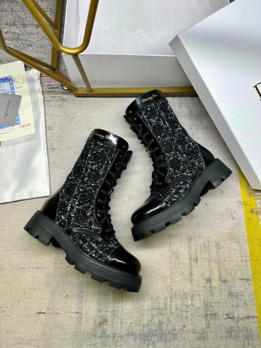 D-Unit and ankle boots are eye-catching, fashionable, and exquisite, blending black and whitibq0oc4j - Image 7