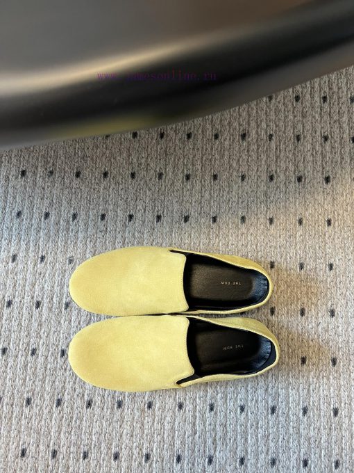 Therow 24ss early autumn new soft soled minimalist single shoeThe upper of the shoe is made 0x8sonpb - Image 3