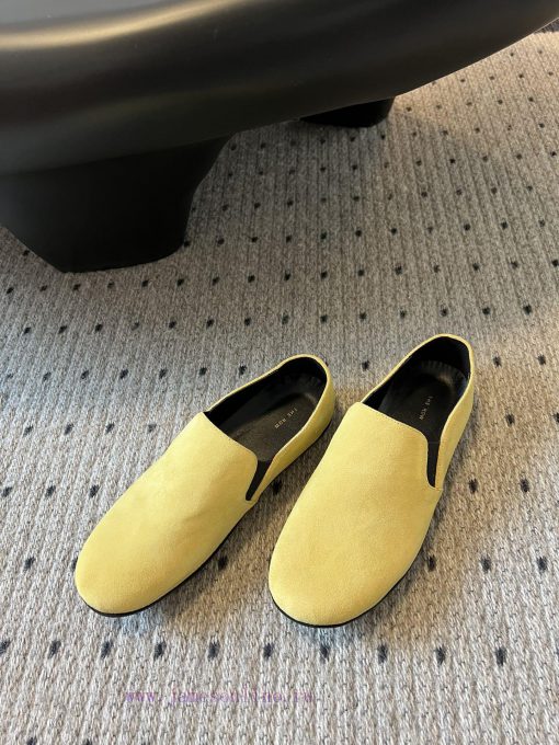 Therow 24ss early autumn new soft soled minimalist single shoeThe upper of the shoe is made 0x8sonpb - Image 5