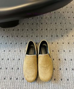 Therow 24ss early autumn new soft soled minimalist single shoeThe upper of the shoe is made 6fhxs3ib