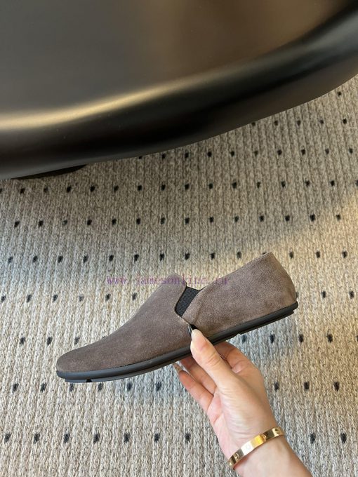 Therow 24ss early autumn new soft soled minimalist single shoeThe upper of the shoe is made 7rrb0ndn - Image 7