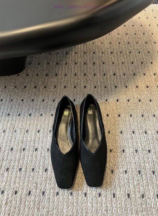 Toteme 24/Minimalist Square Head Single ShoeThe minimalist style resembling The Row has attrtjbf0043 - Image 2