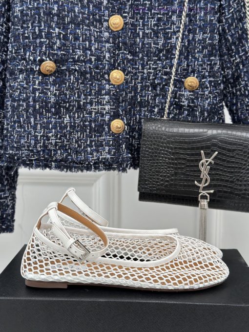 AlAIA | Classic retro mesh Mary Jane shoes from AlAIAFull of girlish style, with both modernpmxa38l7 - Image 2