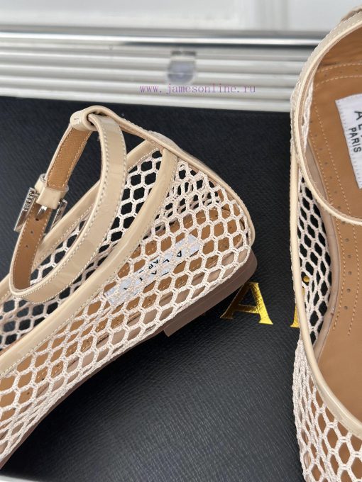 AlAIA | Classic retro mesh Mary Jane shoes from AlAIAFull of girlish style, with both modern74dy7bcu - Image 7