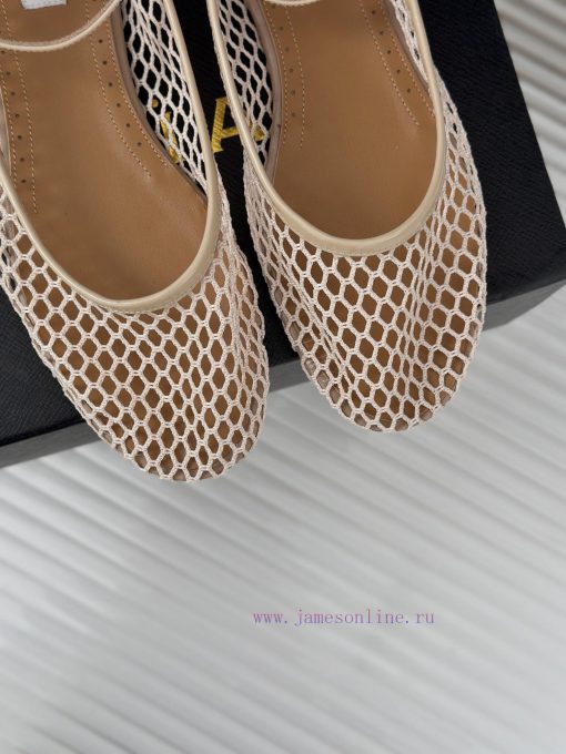 AlAIA | Classic retro mesh Mary Jane shoes from AlAIAFull of girlish style, with both modern74dy7bcu - Image 8