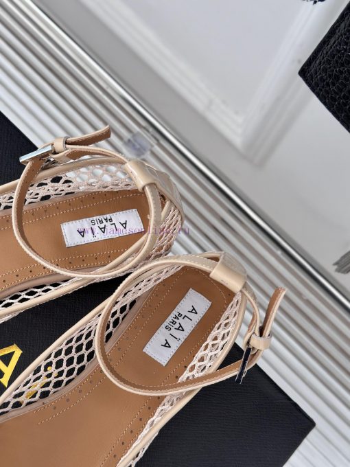 AlAIA | Classic retro mesh Mary Jane shoes from AlAIAFull of girlish style, with both modern74dy7bcu - Image 9