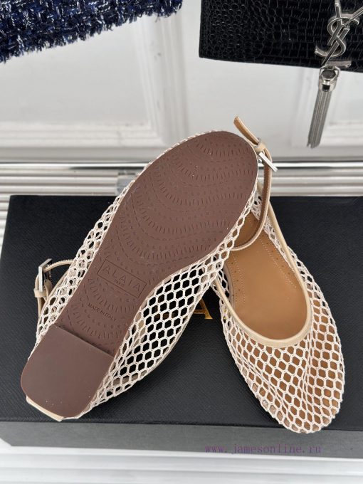 AlAIA | Classic retro mesh Mary Jane shoes from AlAIAFull of girlish style, with both modern74dy7bcu - Image 10
