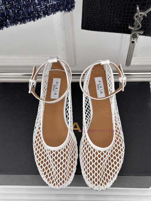 AlAIA | Classic retro mesh Mary Jane shoes from AlAIAFull of girlish style, with both modernpmxa38l7 - Image 5