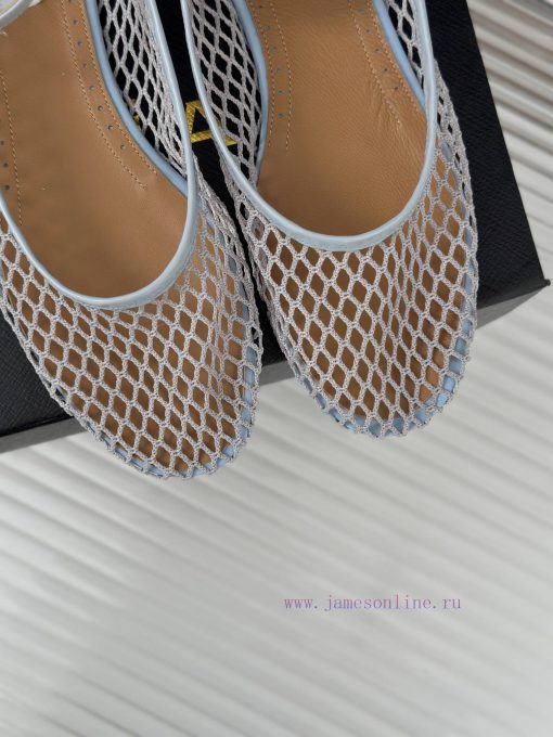 AlAIA | Classic retro mesh Mary Jane shoes from AlAIAFull of girlish style, with both modernk555v7yu - Image 8