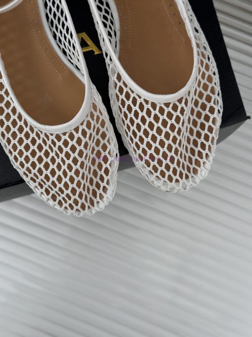 AlAIA | Classic retro mesh Mary Jane shoes from AlAIAFull of girlish style, with both modernpmxa38l7 - Image 8