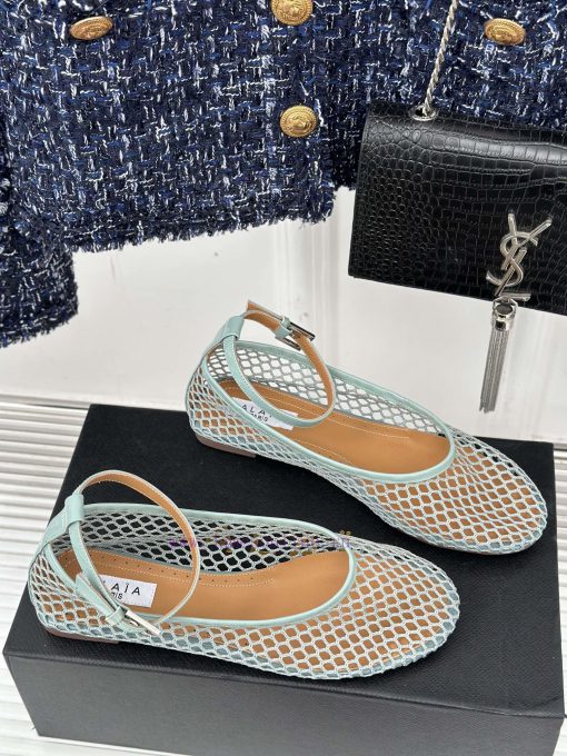 AlAIA | Classic retro mesh Mary Jane shoes from AlAIAFull of girlish style, with both modern5ckf5qd5 - Image 4