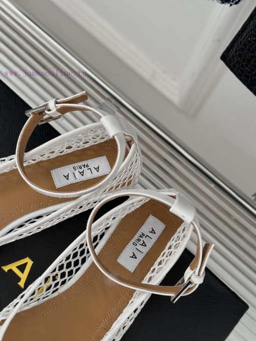 AlAIA | Classic retro mesh Mary Jane shoes from AlAIAFull of girlish style, with both modernpmxa38l7 - Image 9