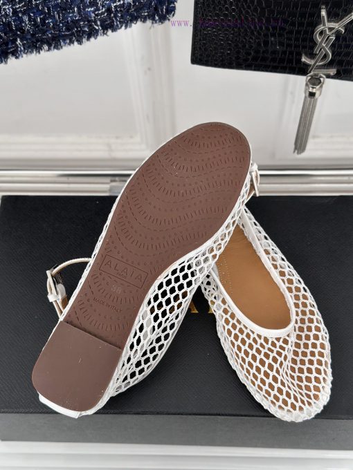 AlAIA | Classic retro mesh Mary Jane shoes from AlAIAFull of girlish style, with both modernpmxa38l7 - Image 10