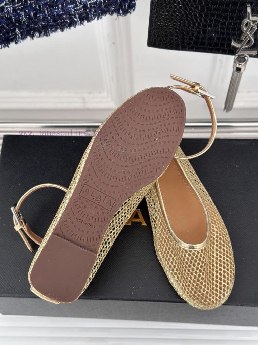 AlAIA | Classic retro mesh Mary Jane shoes from AlAIAFull of girlish style, with both modern2wknpskv - Image 10