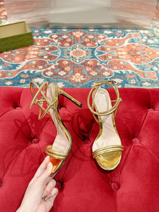 GUCCi high-heeled sandals series, every detail has been carefully polished. This sandal is mxmteru73 - Image 4