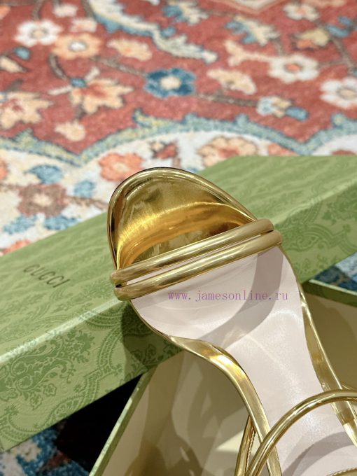 GUCCi high-heeled sandals series, every detail has been carefully polished. This sandal is mxmteru73 - Image 7