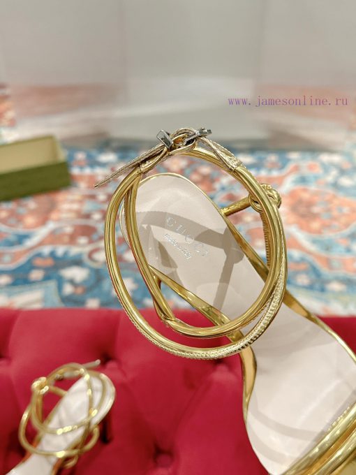 GUCCi high-heeled sandals series, every detail has been carefully polished. This sandal is mxmteru73 - Image 8