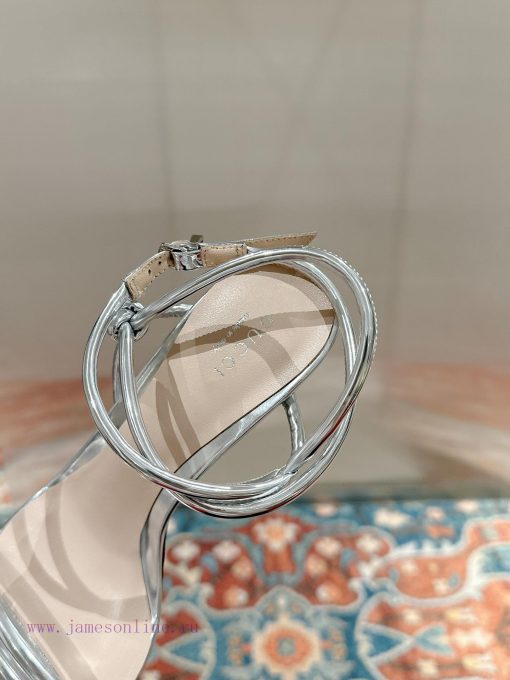 GUCCi high-heeled sandals series, every detail has been carefully polished. This sandal is m5wzr5dmk - Image 5