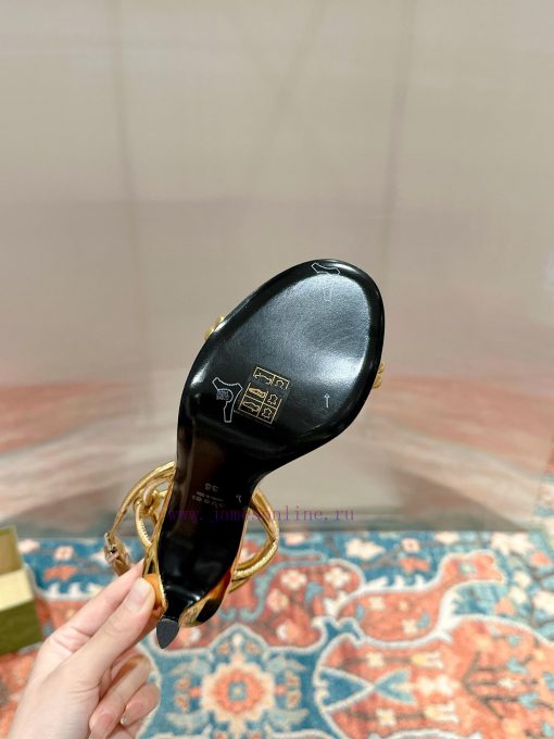 GUCCi high-heeled sandals series, every detail has been carefully polished. This sandal is mxmteru73 - Image 9