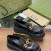 2024 early autumn new thick sole single shoe GUcc 𝐢 boat anchor buckle loafers ️️️ Top levellqgg9f3w