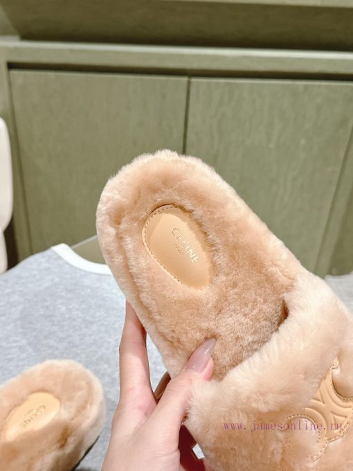 celi*e | ²⁰²4 𝐬𝐬  🤍🤎 Celine's new popular autumn and winter fur mop, with a one-to-one replzpqqfuf8 - Image 5